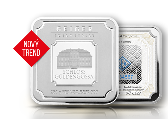 Stříbrné slitky Geiger original – nový trend na trhu