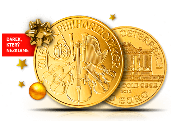 Zlatá investiční mince Philharmoniker 1/10 Oz – dárek, který nezklame