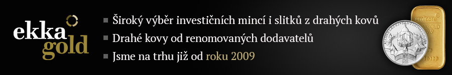 Ekka Gold – široký výběr investičních slitků a mincí
