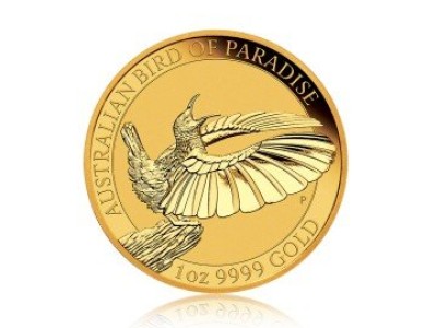 Zlatá investiční mince Bird of Paradise Viktoria 1 Oz 2018