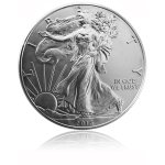 Stříbrná investiční mince American Eagle 31,10 gramů (1 Oz) – první strana