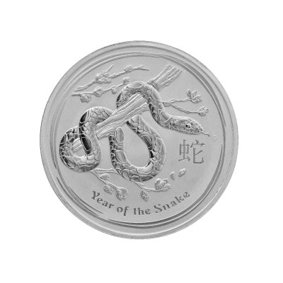 Stříbrná investiční mince Australská Lunární Série II. 2013 HAD 1 Kg – první strana