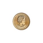 Zlatá investiční mince Maple Leaf 31,1 gramu (1 Oz) – druhá strana