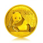 Zlatá investiční mince Panda 31,1 g (1 Oz)– první strana