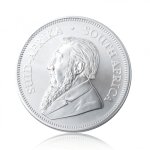 Stříbrná investiční mince Krugerrand 31,1 gramu (1 Oz) – první strana