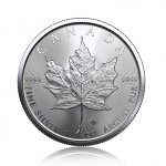 Stříbrná investiční mince Maple Leaf 31,1 gramu (1 Oz) – další obrázek