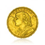 Zlatá mince Vreneli 20 SFRS 5,81 g - další obrázek