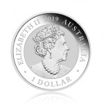 Stříbrná investiční mince Australian Bird of Paradise 2019 Manucodia 31,1 g - druhá strana