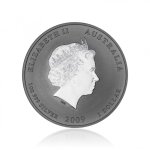 Stříbrná investiční mince Australská Lunární Série II. 2009 Buvol 31,1 g (1 Oz) – druhá strana