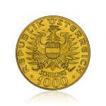 Zlatá investiční mince Babenberger 12,15 g - druhá strana