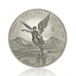 Stříbrná investiční mince Mexiko Libertad 155,52 g (5 Oz) - první strana
