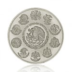 Stříbrná investiční mince Mexiko Libertad 155,52 g (5 Oz) - druhá strana