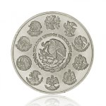 Stříbrná investiční mince Mexiko Libertad 155,52 g (5 Oz) - druhá strana