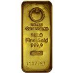 Zlatý investiční slitek Münze Österreich 1000 g