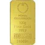 Zlatý investiční slitek Münze Österreich 100 g - obrázek 2