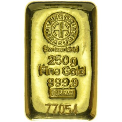 Zlatý investiční slitek Argor-Heraeus 250 g