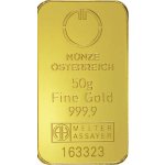 Zlatý investiční slitek Münze Österreich 50 g - obrázek 2