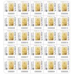 Zlatý investiční slitek PAMP Fortuna 25 x 1 g Multigram - druhá strana