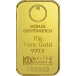 Zlatý investiční slitek Münze Österreich kinebar 10 g - obrázek 3