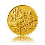 Zlatá investiční mince 5000 Kč Buchlov STANDARD 15,55 g - druhá strana