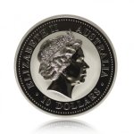 Stříbrná investiční mince Australská Lunární Série I. 2006 Pes 311,04 g (10 Oz ) - druhá strana