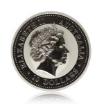 Stříbrná investiční mince Australská Lunární Série I. 2004 Opice 311,04 g (10 Oz ) - druhá strana