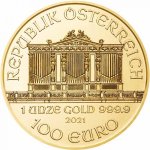 Zlatá investiční mince Wiener Philharmoniker různé ročníky 31,1 g (1 Oz) - druhá strana