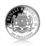 Stříbrná investiční mince Africká divočina Somálský slon 2020 (1 Oz) - druhá strana