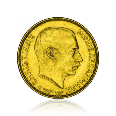 Zlatá mince Gold Christian X 20 DKR 8,06 g - 2. strana