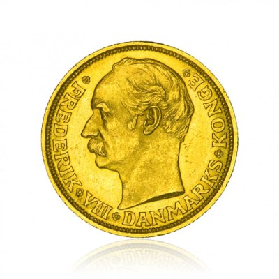 Zlatá mince Gold Frederik VIII 20 DKR 8,06 g - 2. strana