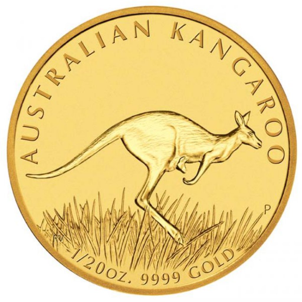 Zlatá investiční mince Nugget Kangaroo Klokan 1,55 g (1/20 Oz) - 1. strana další obrázek