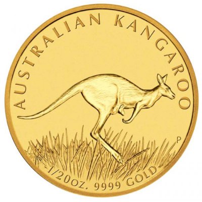 Zlatá investiční mince Nugget Kangaroo Klokan 1,55 g (1/20 Oz) - 1. strana další obrázek