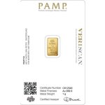 Zlatý investiční slitek PAMP Fortuna 1 g - 2. strana