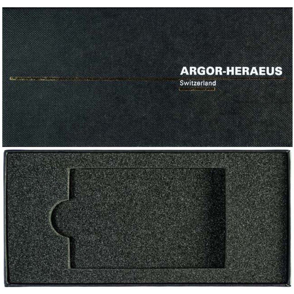 Etuje na slitek Argor-Heraeus 1 g až 100 g