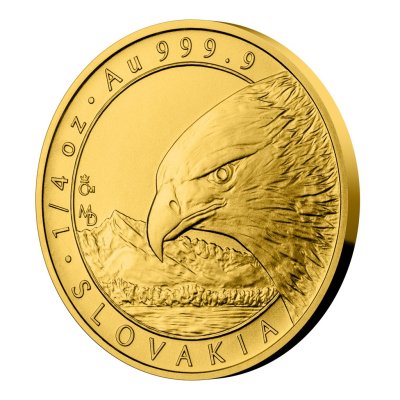 Zlatá 1/4oz investiční mince Orel 2022 stand 7,78 g (2)
