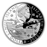 Stříbrná mince Psí plemena - Výmarský ohař proof 31,1 g - obrázek 3