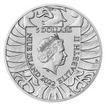 Stříbrná dvouuncová investiční mince Český lev 2022 stand - obrázek 3