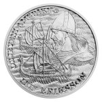 Stříbrná mince Objevení Ameriky - Leif Eriksson proof (1)