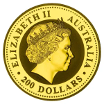 Zlatá investiční mince Nugget Kangaroo Klokan 62,2 g - obrázek 2
