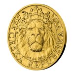 Sada dvou zlatých uncových investičních mincí Český lev a Orel 2022 stand - obrázek 6