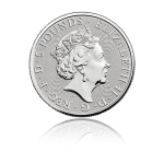 Stříbrná investiční mince The Royal Tudor Beast "Lion of England" 2022 62,2 g - obrázek 2
