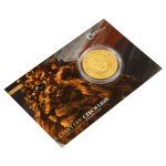 Zlatá uncová investiční mince Český lev 2022 stand číslovaný 31,1 g - obrázek 6