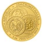 Zlatá uncová investiční mince Tolar - Česká republika 2022 STANDARD číslovaný (1)