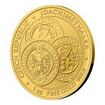 Zlatá uncová investiční mince Tolar - Česká republika 2022 stand 31,1 g (1 Oz)