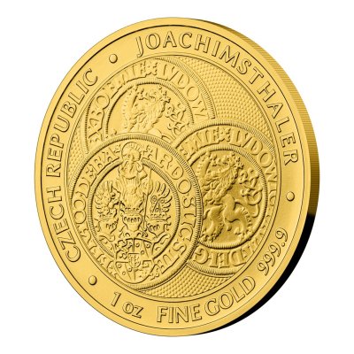 Zlatá uncová investiční mince Tolar - Česká republika 2022 stand (1)