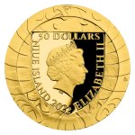 Zlatá uncová investiční mince Český lev 2022 proof číslovaný VÝROČÍ (3)
