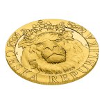 Zlatá uncová investiční mince Český lev 2022 proof číslovaný VÝROČÍ (5)