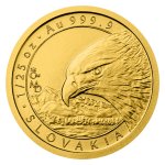 Zlatá 1/25oz investiční mince Orel 2022 stand číslovaný (2)
