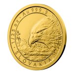 Zlatá 1/25oz investiční mince Orel 2022 stand číslovaný (4)