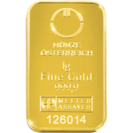 Zlatý investiční slitek Münze Österreich kinebar 1 g - obrázek 2